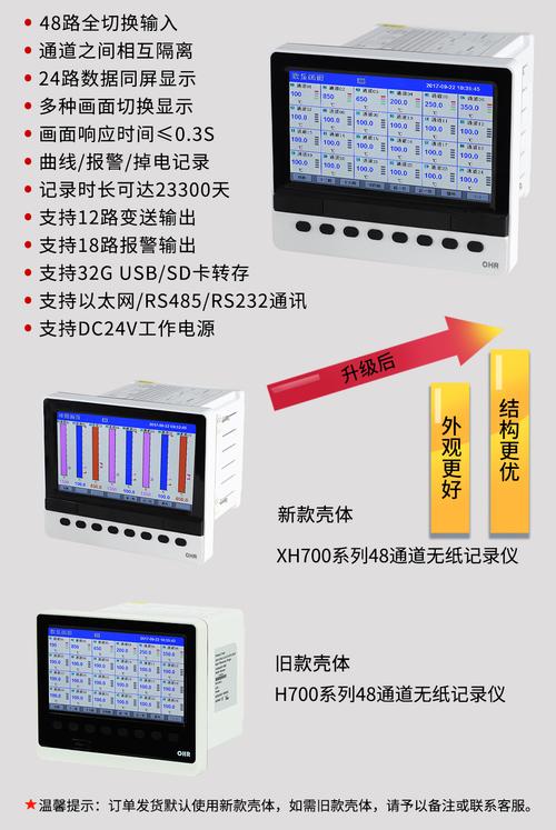 ohr-xh700系列48路彩色数据采集无纸记录仪 - ohr产品-品牌价格厂家